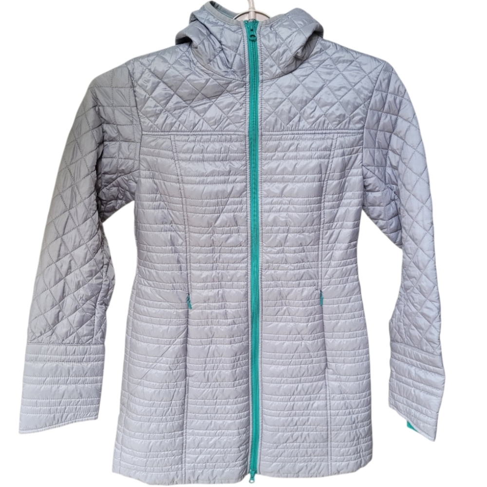 Title Nine Kismet Quilted Hooded Car Coat Size S